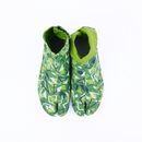 Top view of green Tabi Shoes " DISCO "