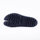 Outsole view of black Tabi Shoes " BLOSSOM "